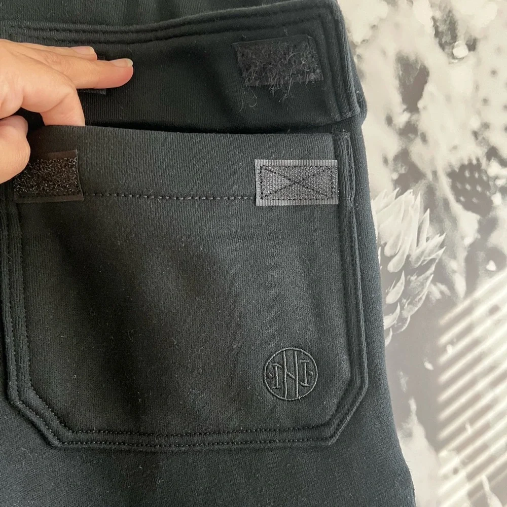 Ninth Hall Stash Youth Black Baggy Cargo Jogger Sweatpants size Large - Picture 6 of 7